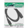 InLine B-35610 USB 3.2 verlengkabel A male/female, zwart, 1 m, bulkverpakking van 80
