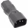 InLine netadapter IEC 60320 C14 naar C13, 3-polig, koudapparaatstekker