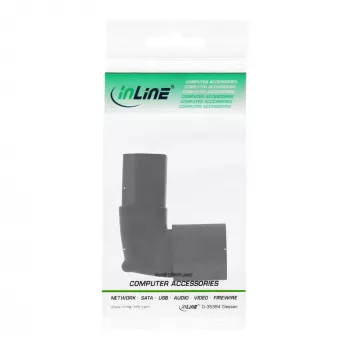 InLine netadapter IEC 60320 C14/C13, omhoog/omlaag haaks, 3-polig. IEC-apparaat