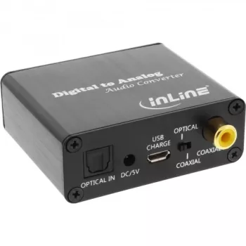 Audioconverter digitaal naar analoog InLine 65002K