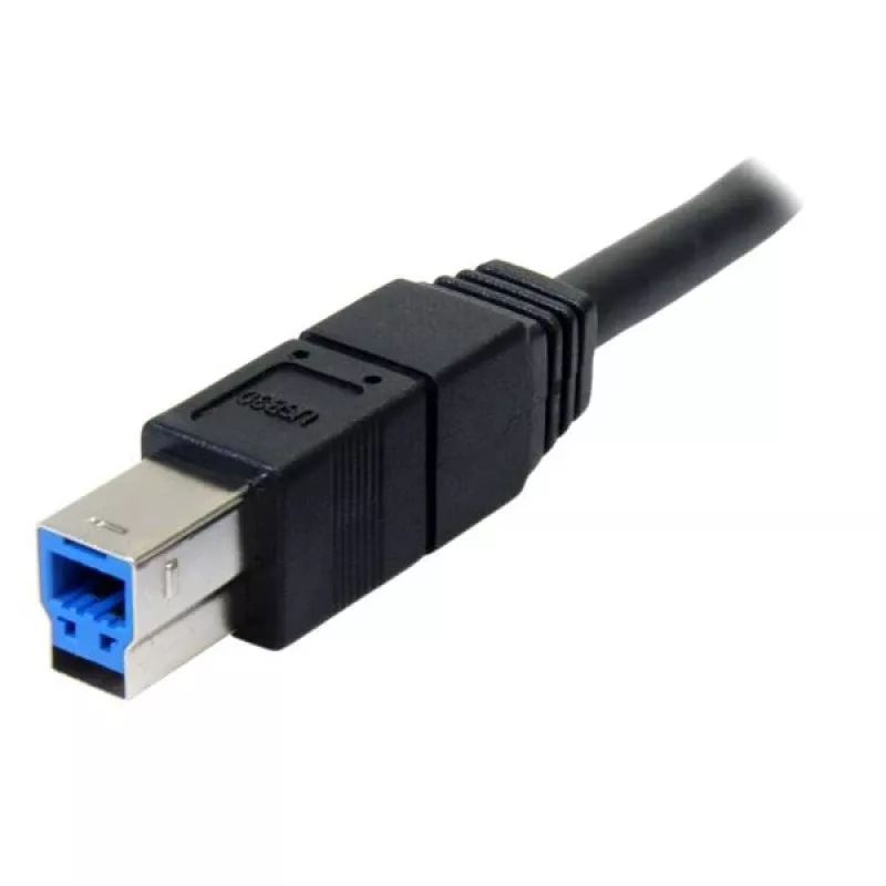 StarTech.com 3 m zwarte SuperSpeed USB 3.0-kabel A naar B - M/M