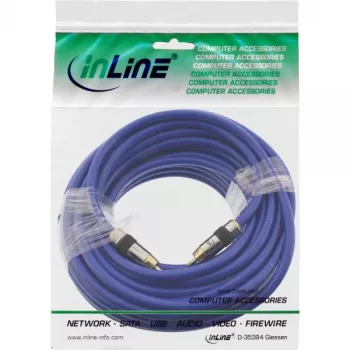 InLine Premium RCA video & digitaal-audiokabel RCA-stekker / stekker verguld 20m
