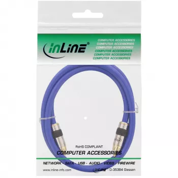 InLine Premium RCA video- en digitaal-audiokabel RCA-stekker / stekker verguld 10 m