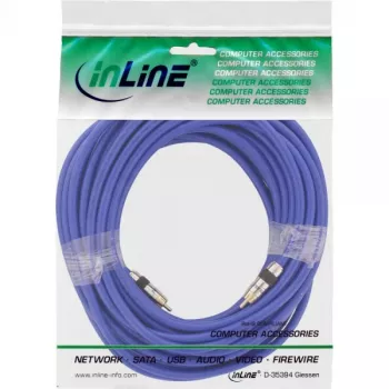 InLine Premium RCA video & digitaal-audiokabel RCA-stekker / stekker verguld 15m