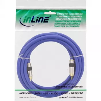 InLine Premium RCA video- en digitaal-audiokabel RCA-stekker / stekker verguld 3 m