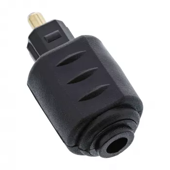 Optische audio-adapter 3,5-mm-bus / Toslink-stekker InLine 89907