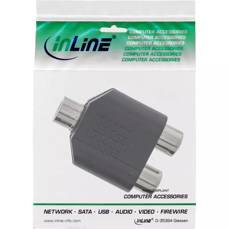 InLine audio-adapter 3,5mm stekker / 1x cinch-bus mono