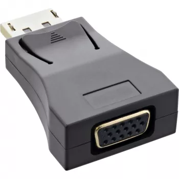 InLine DisplayPort-converter, DisplayPort-stekker / VGA-bus, FullHD/60Hz