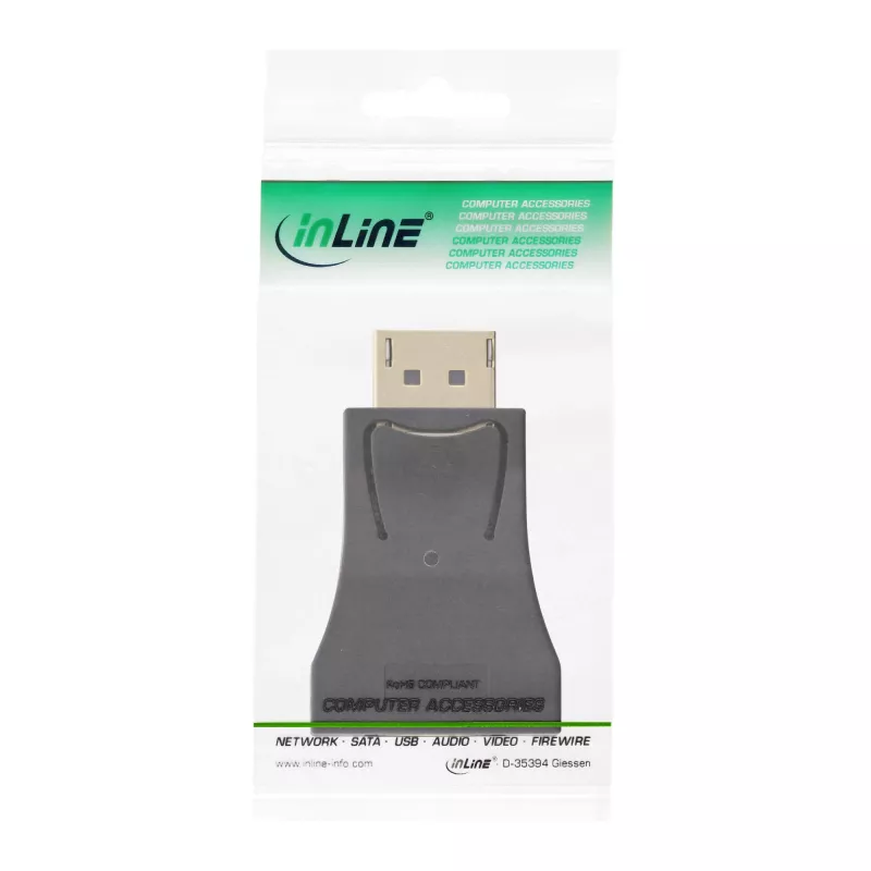 InLine DisplayPort-converter, DisplayPort-stekker / VGA-bus, FullHD/60Hz