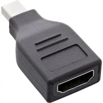 InLine DisplayPort-converter, mini DisplayPort-stekker / HDMI-bus, FullHD/60Hz