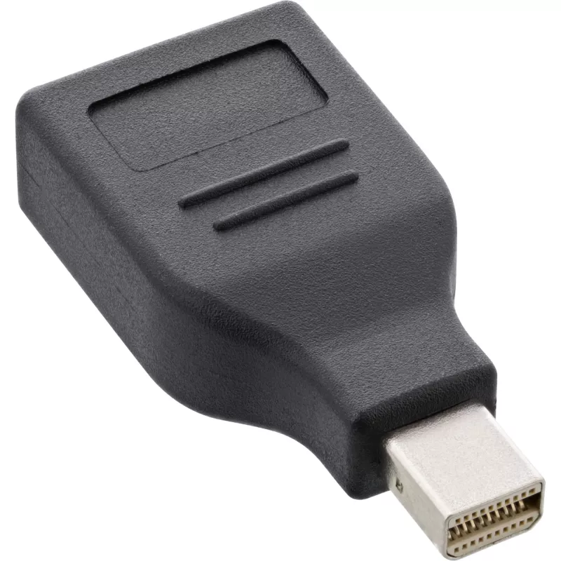 InLine DisplayPort-adapter, mini DisplayPort-stekker / DisplayPort-bus, 4K/60Hz