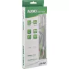 InLine slanke audiokabel 2x RCA M/M, stereo, 3m