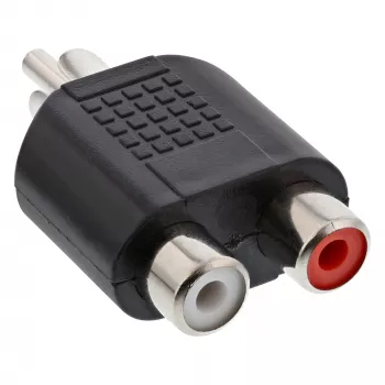 InLine audio-adapter cinch-stekker / 2x cinch-bus 99310