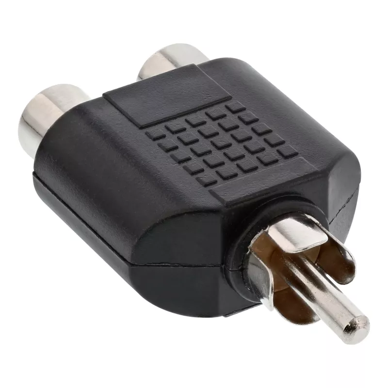 InLine audio-adapter cinch-stekker / 2x cinch-bus 99310