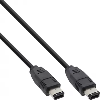 InLine FireWire 400 1394-kabel 6-pins stekker/stekker 3m