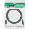 FireWire 400 naar 800 kabel InLine 36901 1m stekker/stekker zwart