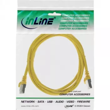InLine patchkabel SF/UTP Cat.5e geel 0,25m