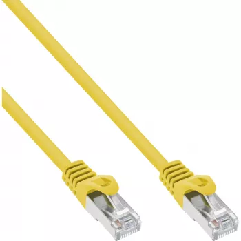 InLine patchkabel F/UTP Cat.5e geel 10m