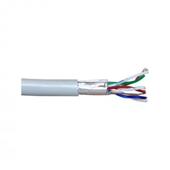 InLine patchkabel F/UTP Cat.5e AWG26 CCA PVC grijs 100m