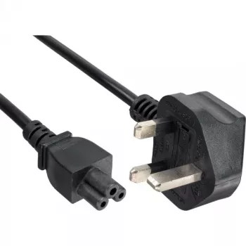 InLine netsnoer voor notebook Engeland 3-polige koppeling 2 m
