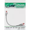 InLine patchkabel S/FTP PiMF Cat.6 250MHz PVC koper grijs 0,3m