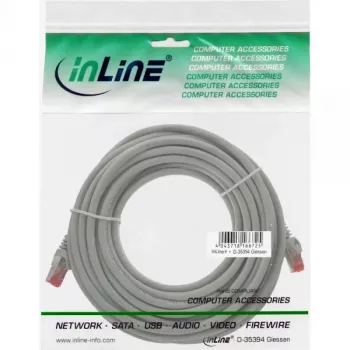 InLine patchkabel S/FTP PiMF Cat.6 250MHz PVC koper grijs 7,5m