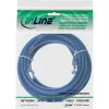 InLine patchkabel S/FTP PiMF Cat.6A halogeenvrij 500 MHz blauw 15 m