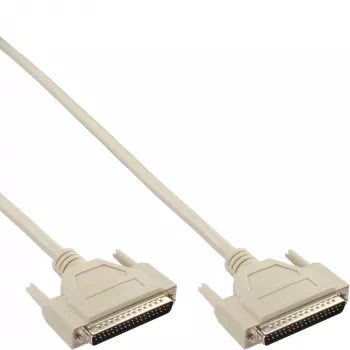 InLine seriële verlengkabel 37-pins DB37-stekker / stekker direct 2m