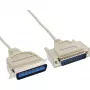 InLine printerkabel bidirectioneel 25-pins D-Sub naar 36-pins Centronics 2 m