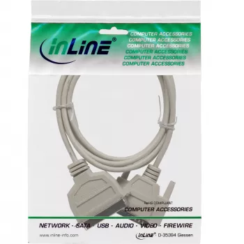 InLine printerkabel bidirectioneel 25-pins D-Sub naar 36-pins Centronics 5m