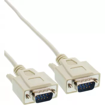 InLine seriële kabel DB9-stekker/stekker direct 2 m