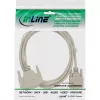 Nullmodem-kabel InLine DB9-bus / DB25-bus 2m beige