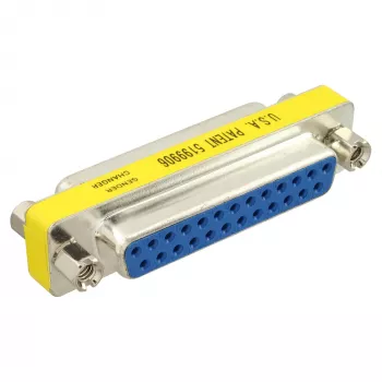 InLine mini-adapter 25-polig Sub-D bus naar bus
