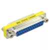 InLine mini-adapter 25-polig Sub-D bus naar bus