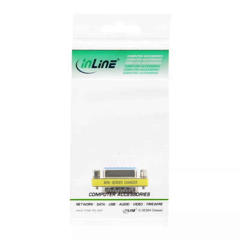 InLine mini-adapter 15 pin gameport stekker / bus