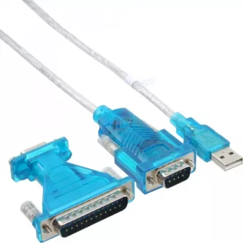 InLine USB-naar-serieel adapterkabel USB Type-A stekker / DB9 stekker 1,8 m