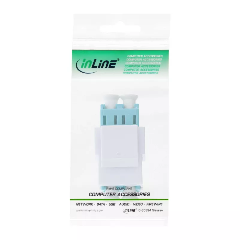 Fiber optical keystone snap-in adapter InLine 89988B