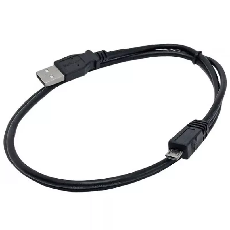StarTech.com 1m micro-USB-kabel - A naar micro B, 1 m, USB A, micro-USB B, USB 2.0, stekker/stekker, zwart