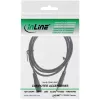 InLine DC-verlengkabel, DC-stekker/bus 5,5x2,1mm, AWG 18, zwart 2m
