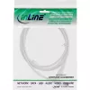 InLine DC-verlengkabel, DC-stekker/bus 5,5x2,1mm, AWG 18, wit 0,5m