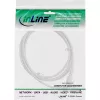 InLine DC-verlengkabel, DC-stekker/bus 4,0x1,7mm, AWG 18, wit 1m