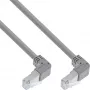 InLine S-76602U-1.83 Patchkabel, haaks (beide zijden omlaag), S/FTP PiMf, Cat.6, 250 MHz, PVC, 1,83 m