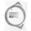 InLine patchkabel beide zijden haaks, S/FTP (PiMf), Cat.6, 250 MHz, PVC, koper, grijs, 1,1 m