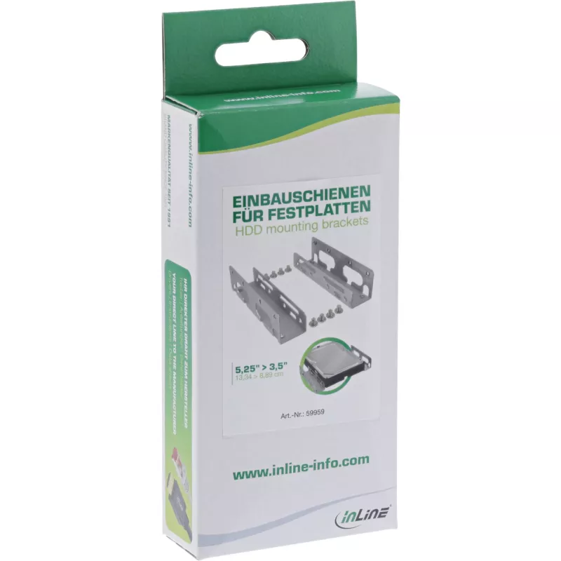 InLine montagerail-houders voor 3,5-inch harde schijven 59959
