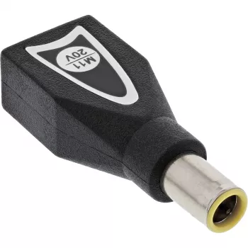 InLine schakelstekker M11 (20V) voor universele voeding 90W / 120W zwart