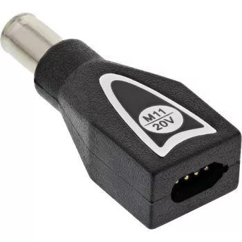 InLine schakelstekker M11 (20V) voor universele voeding 90W / 120W zwart