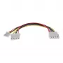 InLine interne Y-stroomkabel 1x 5,25 inch Molex / 1x 5,25 inch Molex + 1x 3,5 inch Floppy