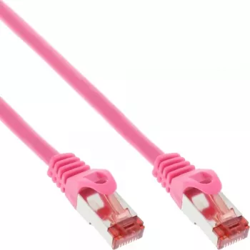 InLine patchkabel S/FTP PiMF Cat.6 250MHz PVC koper roze 5m