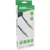 InLine slanke audio spiraalkabel 3,5 mm stekker / stekker 4-polig stereo 1 m
