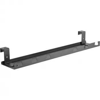 Kabelgoot/-bak voor montage onder het bureau InLine 131×590×74 mm, zwart